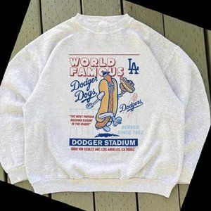 World Famous Dodgers Gray Sweatshirt